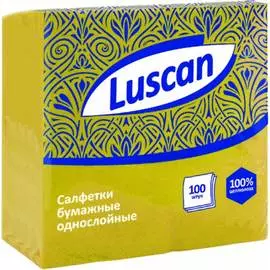 Однослойные бумажные салфетки Luscan