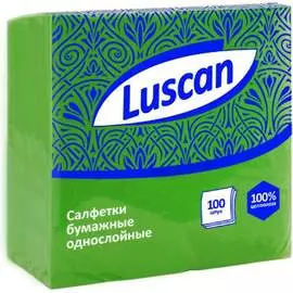 Однослойные бумажные салфетки Luscan