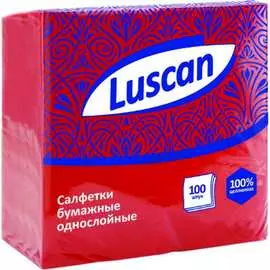 Однослойные бумажные салфетки Luscan