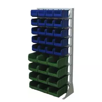 Односторонняя сине-зеленая стойка 735х1500 стелла а1-00-05-04