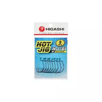 Офсетные крючки HIGASHI Hot Jig HJ-01 #1 Black nickel 02045