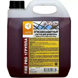 Огнебиозащитный состав для древесины APIS FIRE PRO 4665296517845