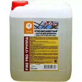 Огнебиозащитный состав для древесины APIS FIRE PRO 4665296517647