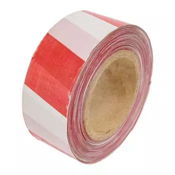 Оградительная лента On 50ммх200м красно-белая 02-18-200