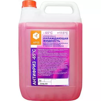 Охлаждающая жидкость для двигателя автомобиля APIS RUZ-006-0004