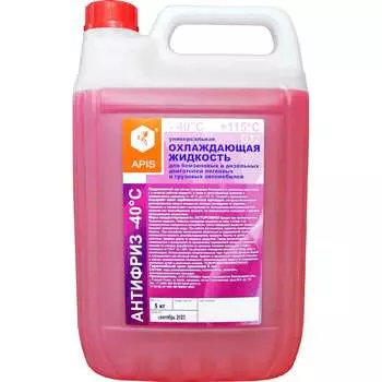 Охлаждающая жидкость для двигателя автомобиля APIS RUZ-005-0004