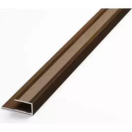 Окантовочный декоративный алюминиевый профиль Лука