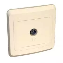 Оконечная одноместная розетка TV Systeme Electric Этюд TVC-002K