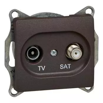 Оконечная телевизионная розетка Systeme Electric Glossa GSL000897