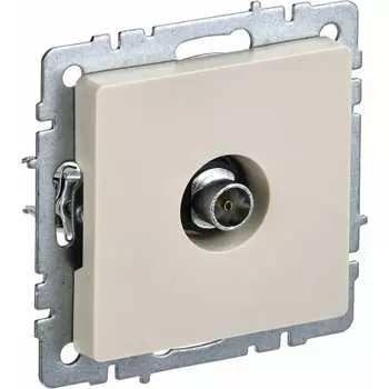 Оконечная tv-розетка IEK Brite ртв11-0-бркр BR-A10-O-K10