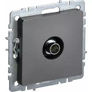 Оконечная tv-розетка IEK Brite ртв11-0-брс BR-A10-O-K46