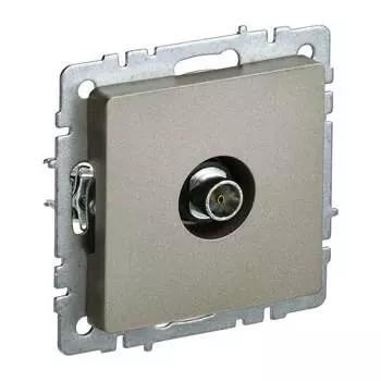 Оконечная tv-розетка IEK Brite ртв11-0-брш BR-A10-O-K37