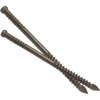 Окрашенный потайной саморез для террасной доски Гвозdeck 5,0*70 400 шт. 20635070ECTXWG1