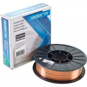 Омедненная сварочная проволока SOLARIS ER 70S-6 WM-ER70S6-06050