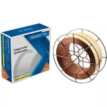 Омедненная сварочная проволока SOLARIS ER 70S-6 WM-ER70S6-10S15