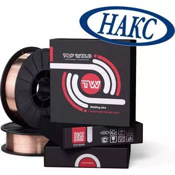 Омедненная сварочная проволока TopWeld TW CWW-50 TW.310.271015