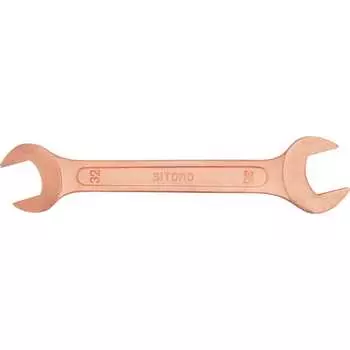 Омедненный двусторонний рожковый ключ SITOMO SIT 290401