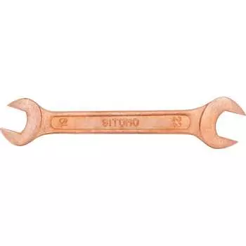 Омедненный двусторонний рожковый ключ SITOMO SIT 290392
