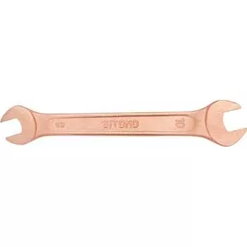 Омедненный двусторонний рожковый ключ SITOMO SIT 290376