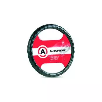 Оплетка руля AUTOPROFI AP-265 BK XL