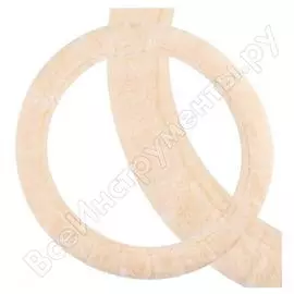 Оплетка skyway arctic-1 l бежевая, искусственный мех s01107024