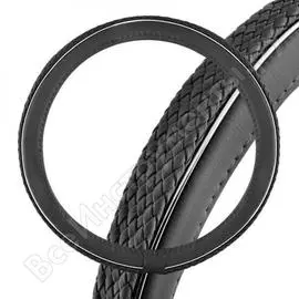 Оплетка skyway modern-1 m, черная, экокожа s01102252