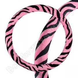 Оплетка skyway safari-1 m, черно/розовая, вельвет s01104001