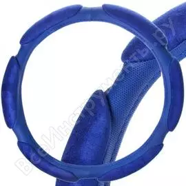 Оплетка skyway sponge air 6 подушечек, l, синяя, замша s01101068