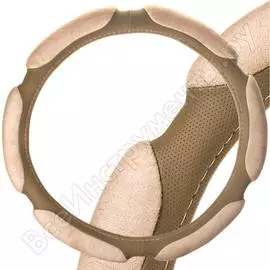 Оплетка skyway sponge air 6 подушечек, l, бежевая, замша s01101066