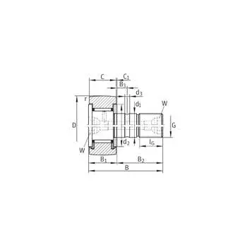 Опорный ролик TECHNIX KRV19-PP KRV19PPTECHNIX