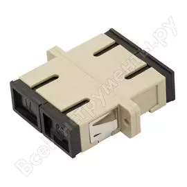 Дуплексный оптический адаптер LANMASTER LAN-2SC-AM-OM3