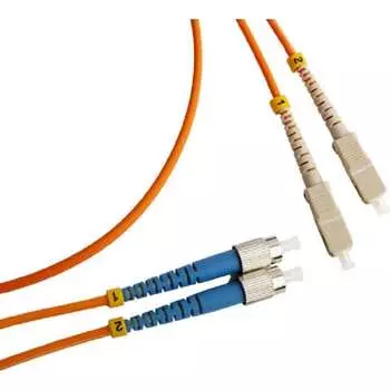 Оптический дуплексный патч-корд TopLan DPC-TOP-OM2-FC/UP-LC/UP-3.0