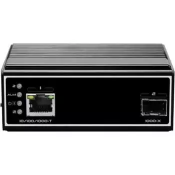 Оптический индустриальный медиаконвертер NIKOMAX industrial GL-MC-UTPG-SFPG-FI