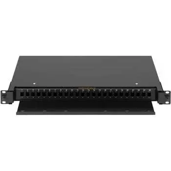 Оптический кросс NIKOMAX NMF-RP24SC-TS-P1-1U-BK