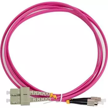 Оптический шнур Cabeus FOP-50-OM4-SC-FC-2m