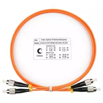 Оптический шнур Cabeus FOP-62-FC-FC-5m