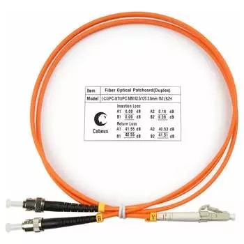 Оптический шнур Cabeus FOP-62-LC-ST-3m