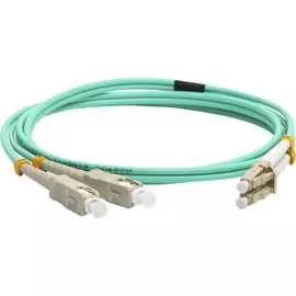 Оптический шнур LANMASTER LAN-2LC-2SC/OM3-2.0