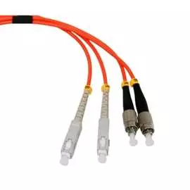 Оптический шнур vcom fc-sc, upc, mm, многомодовый, duplex, vdu102-3m