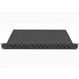 Оптический стоечный кросс TopLan КРС-Top-1U-24FC/ST-BK