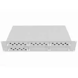 Оптический стоечный кросс TopLan КРС-Top-2U-32FC/ST-GY