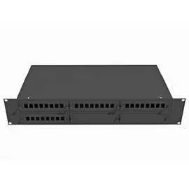 Оптический стоечный кросс TopLan КРС-Top-2U-32SC/DLC-BK