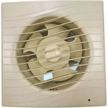 Осевой вентилятор вытяжной ВИЕНТО В125СТ STILL (240 м3), ВОЛНА, сл. кость, шарикоподшипник В125СТ STILL ivory-B ВИЕНТО В125СТ STILL ivory-B