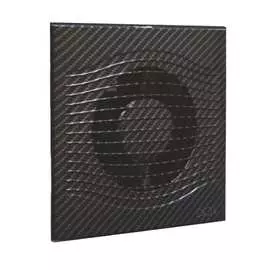 Осевой вытяжной вентилятор с обратным клапаном era slim 4c d 100 black carbon 87-996