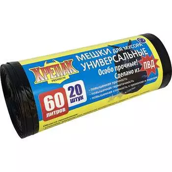 Особо прочные мешки для мусора Крепак 4607075710795