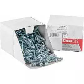 Острый оцинкованный саморез КВАДРА 5.5x38 DIN7981 200 шт. 815538003200