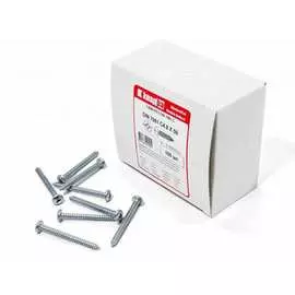 Острый оцинкованный саморез КВАДРА