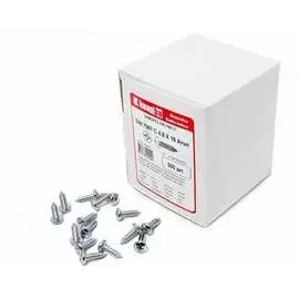 Острый оцинкованный саморез КВАДРА 4.8x16 DIN7981 500 шт. 814816003500