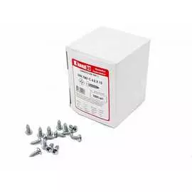 Острый оцинкованный саморез КВАДРА