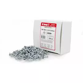 Острый оцинкованный саморез КВАДРА 3.5x16 DIN7981 1000 шт. 813516501000